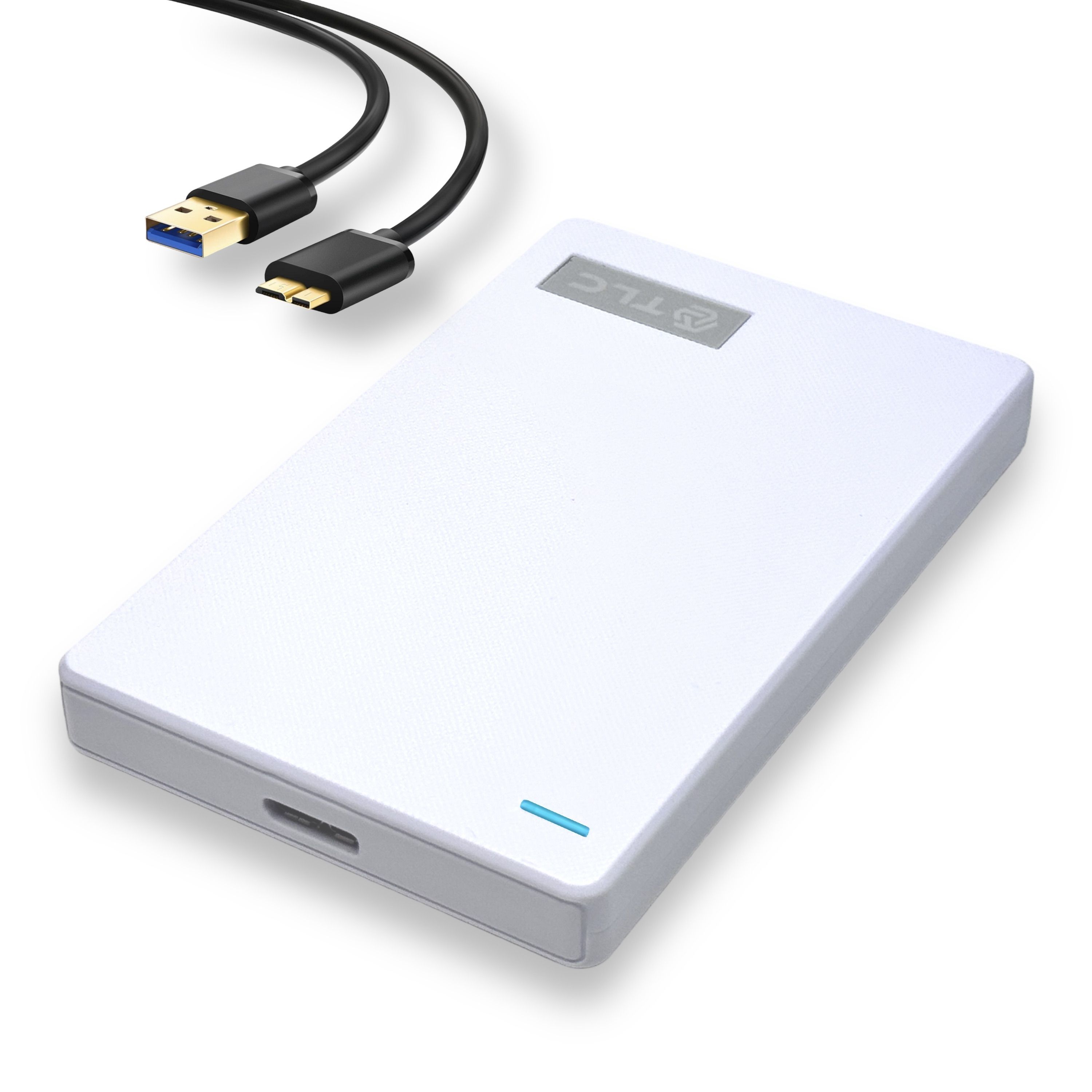 TLCTechLinkCompany1ТБВнешнийжесткийдиск(PortableНакопительHDD2,5"USB3.0),белый