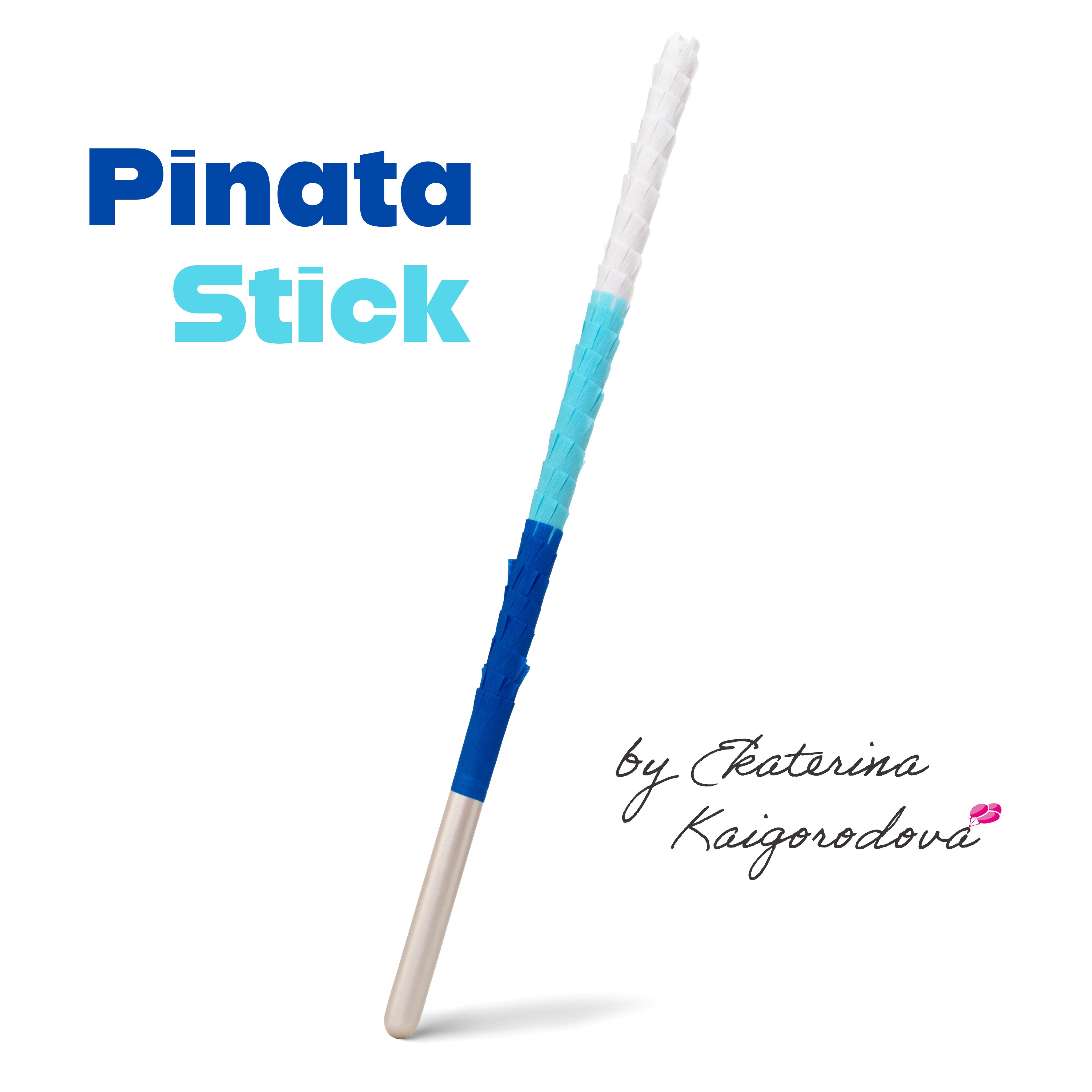 Pinata stick by Ekaterina Kaigorodova / Бита для пиньяты, 60 см / Палка для  пиньяты купить по выгодной цене в интернет-магазине OZON (984466390)