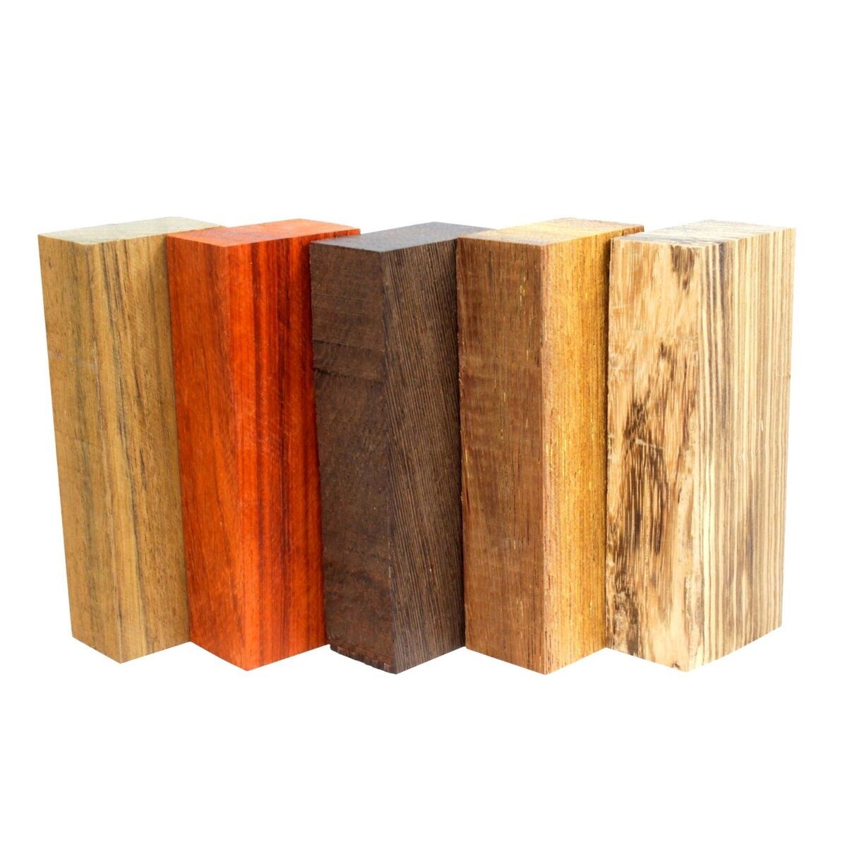 Набор заготовок для рукоятей ножей Пять видов дерева №8
