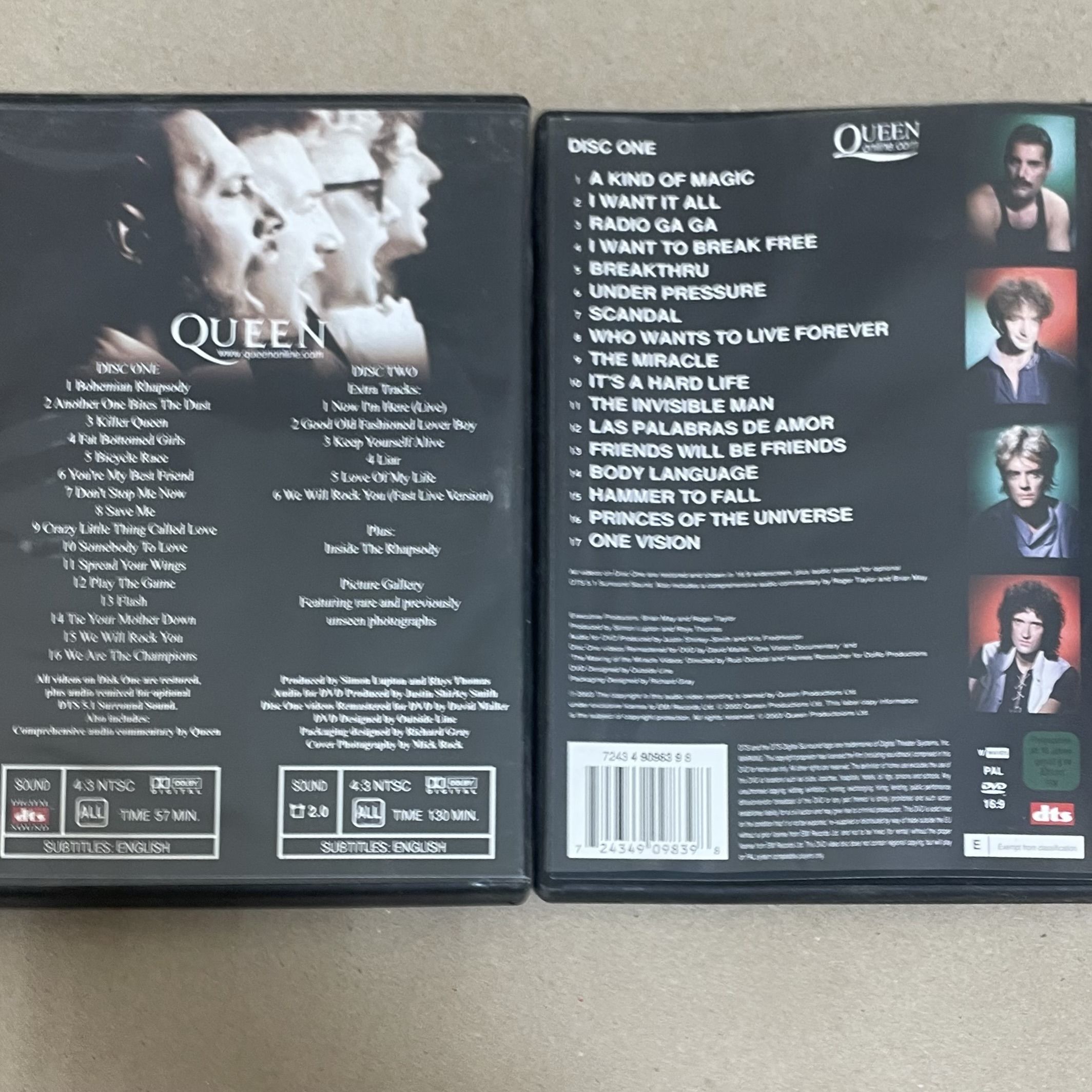 Набор из 2 DVD дисков. Queen.