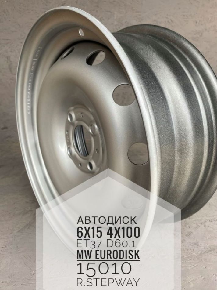 MW Eurodisk  Колесный диск Штампованный 15x6" PCD4х100 ET37 D60.1