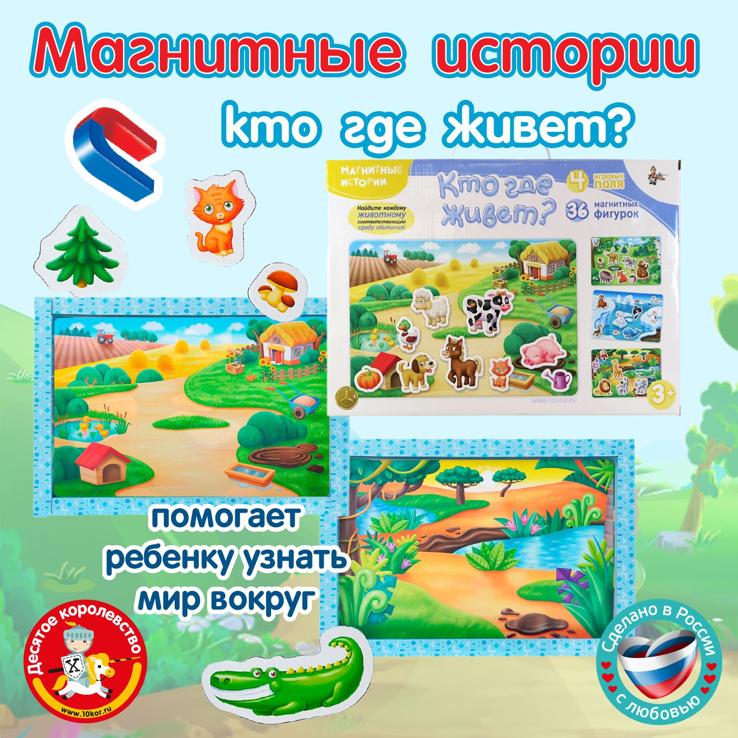 игра магнитные истории кто где живет (95) фото