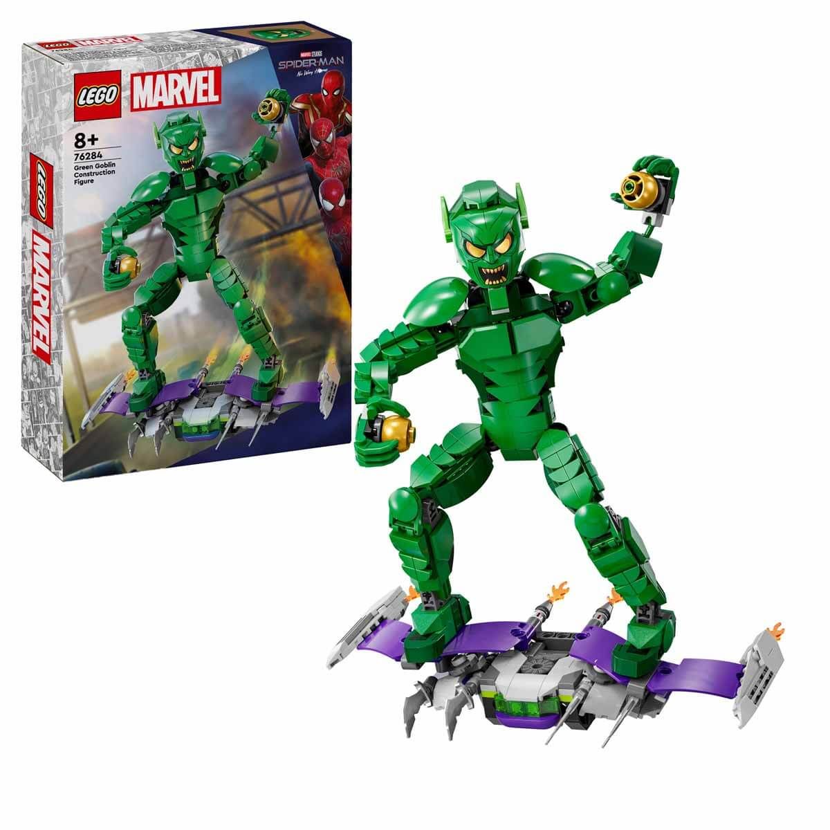 LEGO Marvel Строительная фигурка Зеленого Гоблина 76284 - купить с  доставкой по выгодным ценам в интернет-магазине OZON (1565551562)