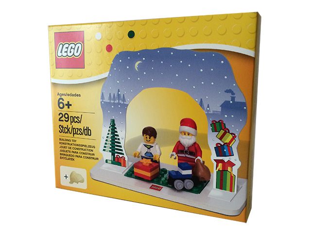 Lego christmas toy shop on sale