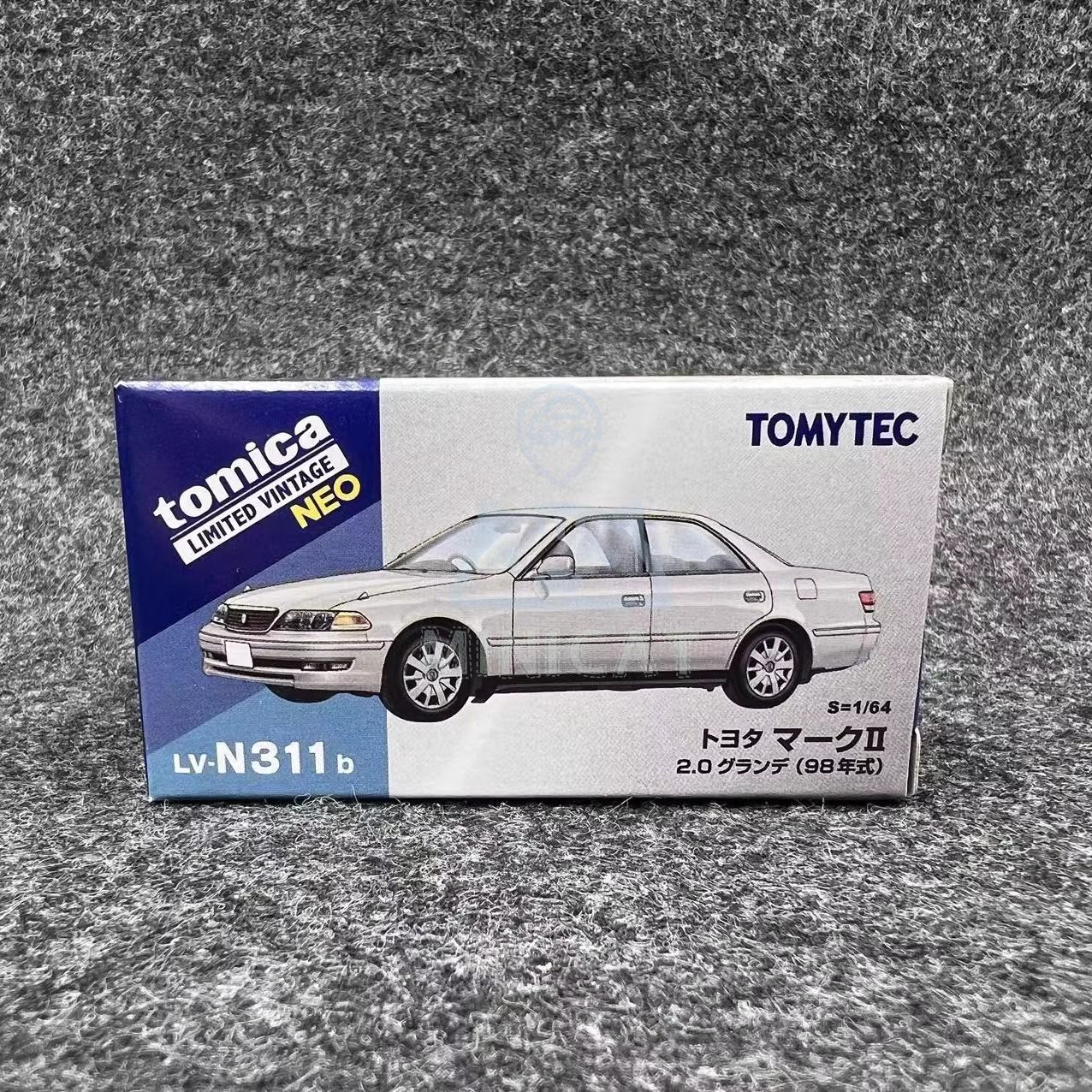 Машинка2404TOMYTEC1:64TLVLV-N311bToyotaMARKIICollectionofdie-castalloytrolleymodels