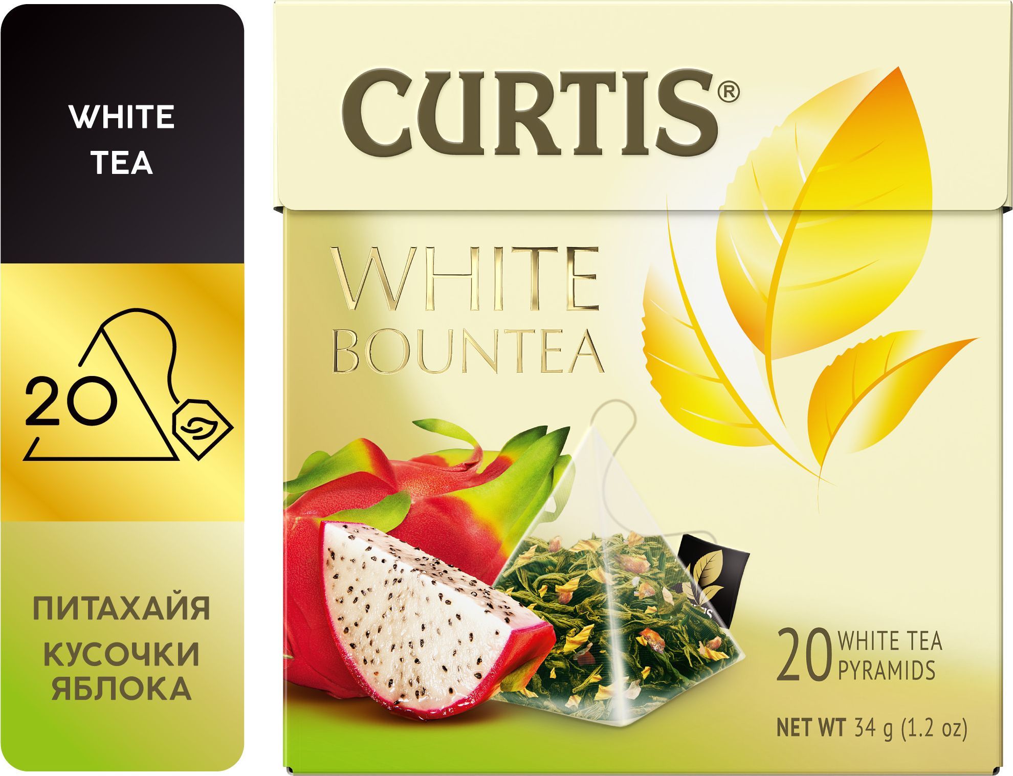 Чай в пирамидках белый Curtis White Bountea, 20 шт