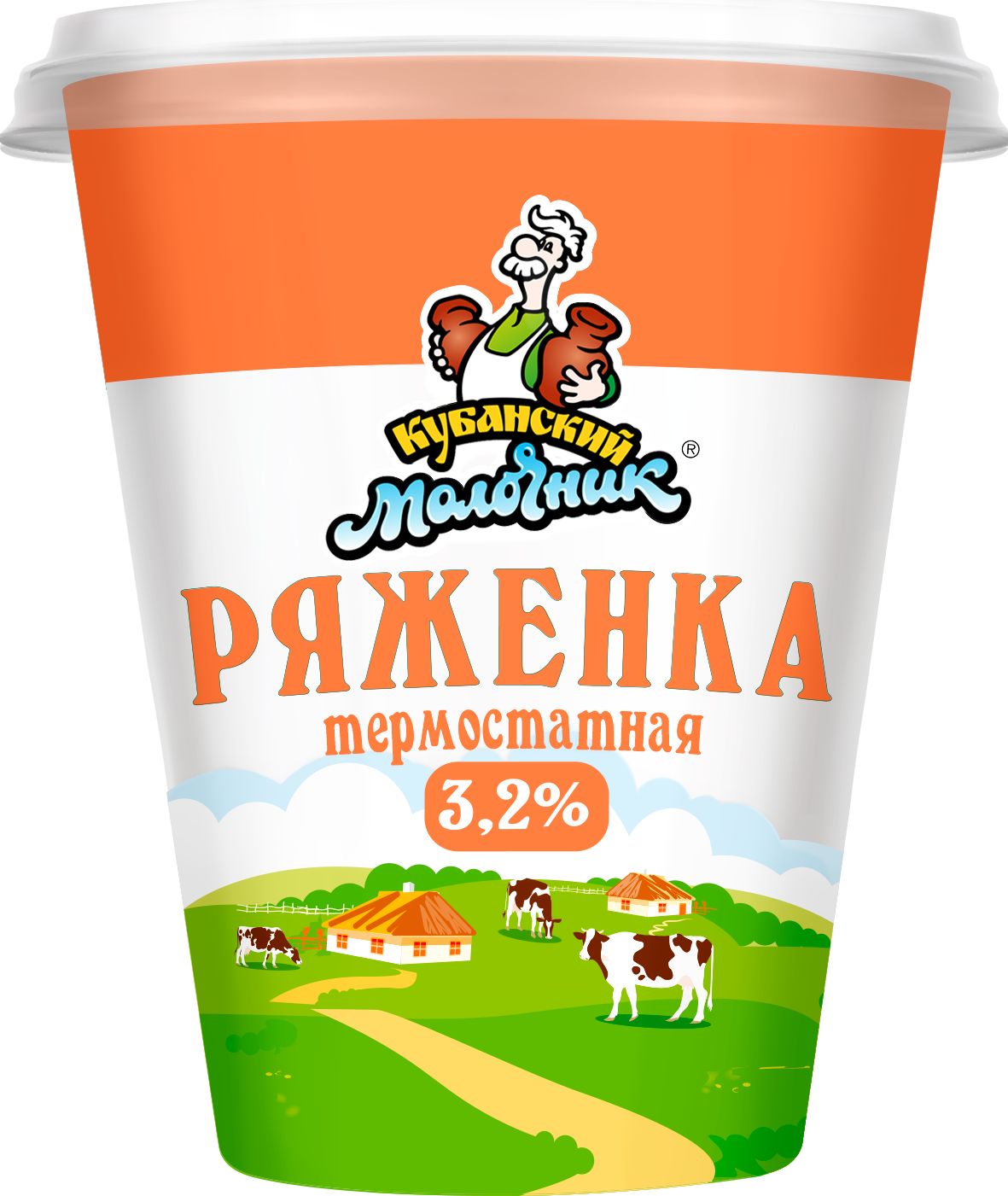 Ряженка Кубанский Молочник термостатная, 3,2%, 260 г