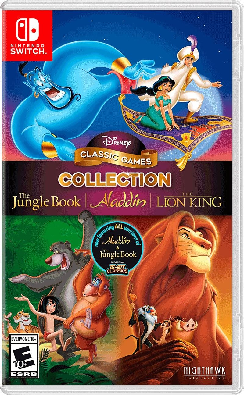 Игра Disney Classic Games Collection: The Jungle Book, Aladdin & The Lion King (Nintendo Switch, Английская версия)