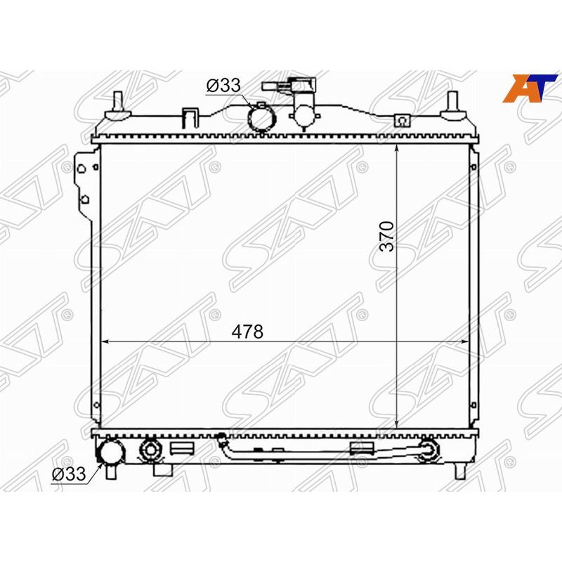 Купить Радиатор На Хендай Гетц 1.3