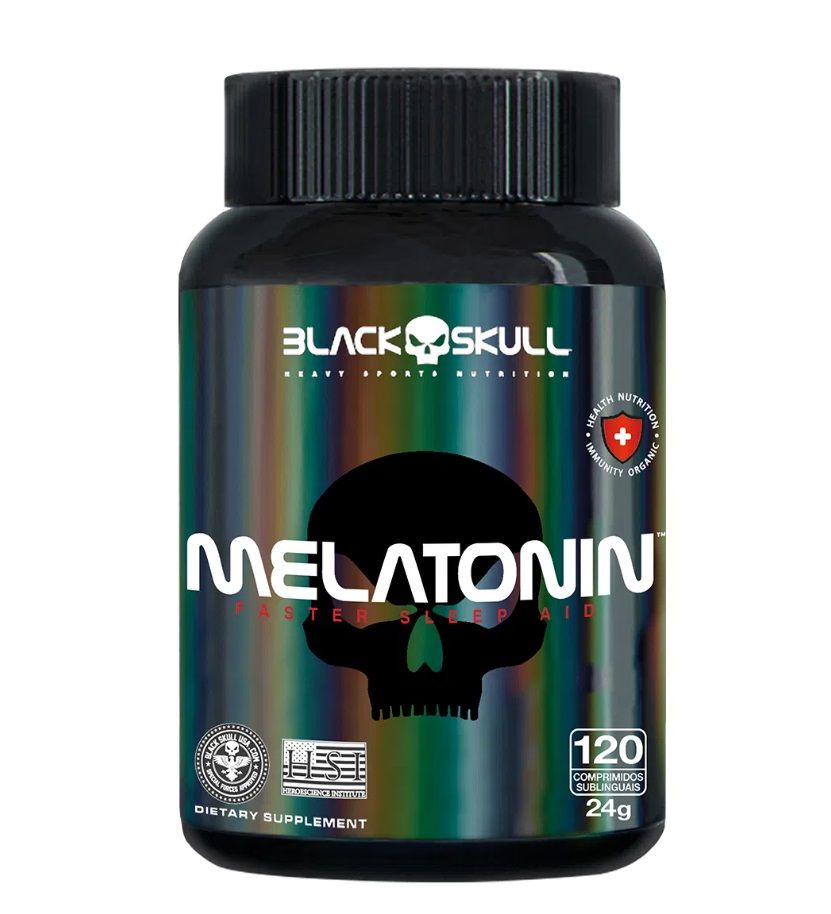 BlackSkull,Melatonin,Мелатонин,120таб