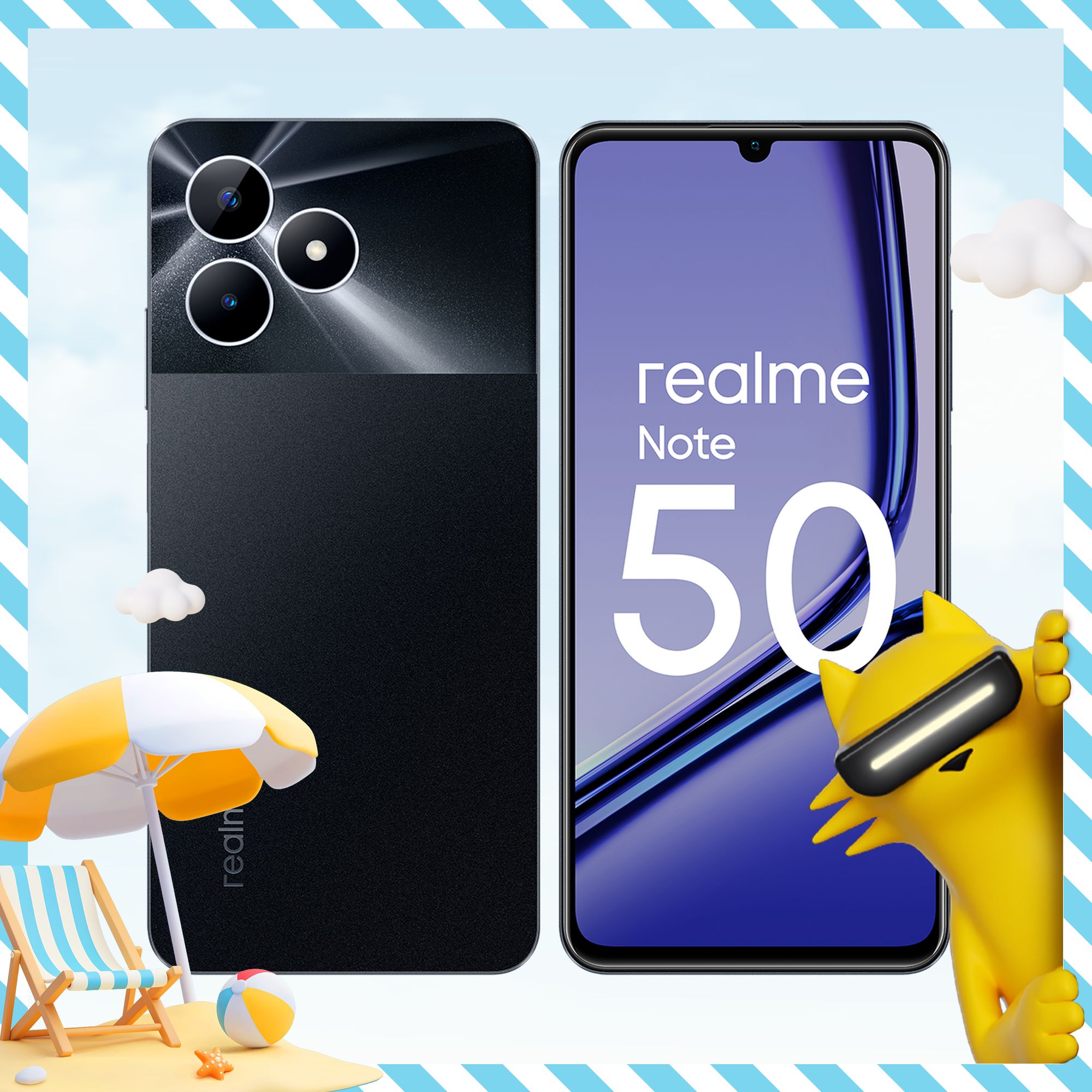 Смартфон realme Note 50 - купить по выгодной цене в интернет-магазине OZON (1383025422)