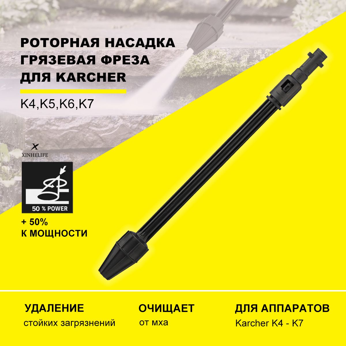 Грязеваяфреза(турбонасадка)длямойкивысокогодавления,Karcher(СерияK),Lavor