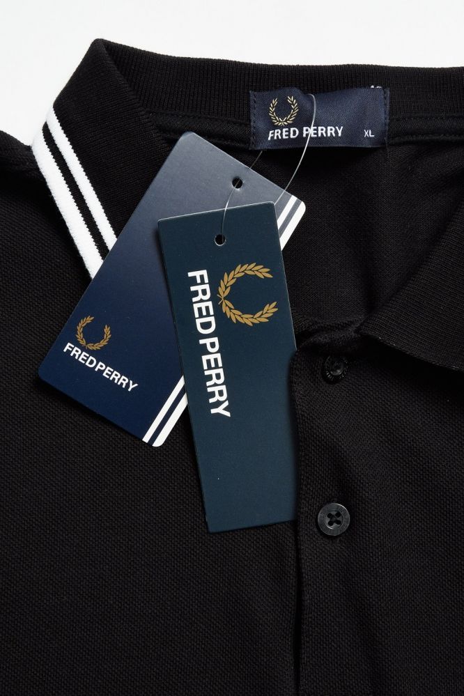 Поло Fred Perry, размер 46, 48, цвет черный, 100% хлопок - купить по выгодной цене в интернет-магазине OZON (1611882498)