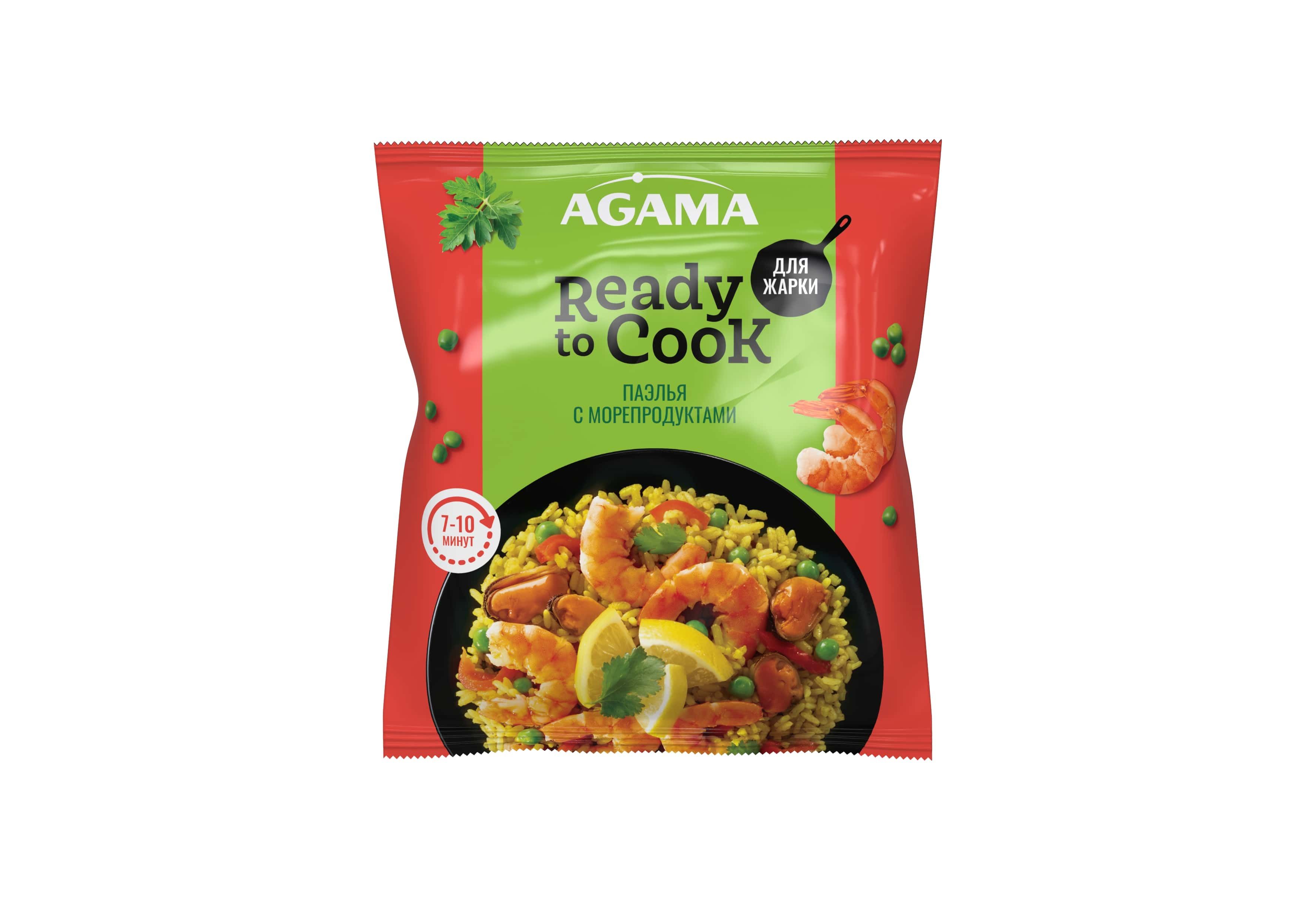 Смесь Паэлья с морепродуктами Agama Ready to Cook, замороженная, 320 г -  купить с доставкой по выгодным ценам в интернет-магазине OZON (1221868797)