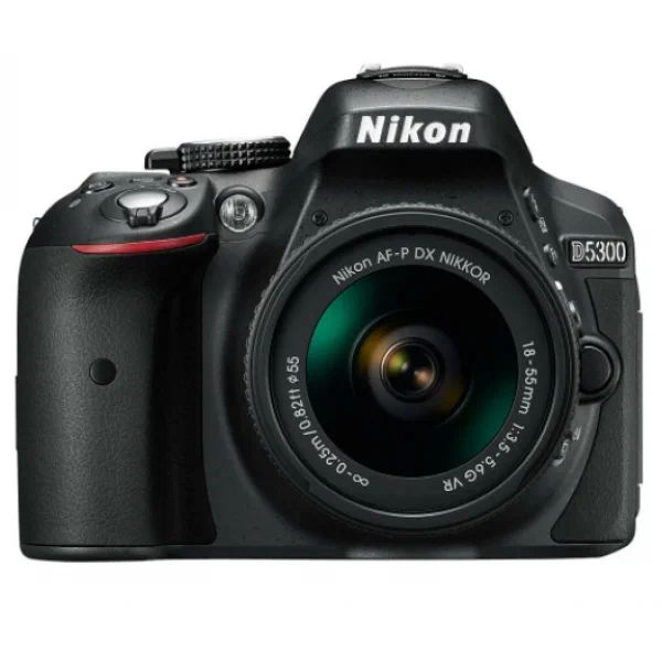 Фотоаппарат Nikon D5300 Kit AF-P DX 18-55mm F/3.5-5.6G VR, черный