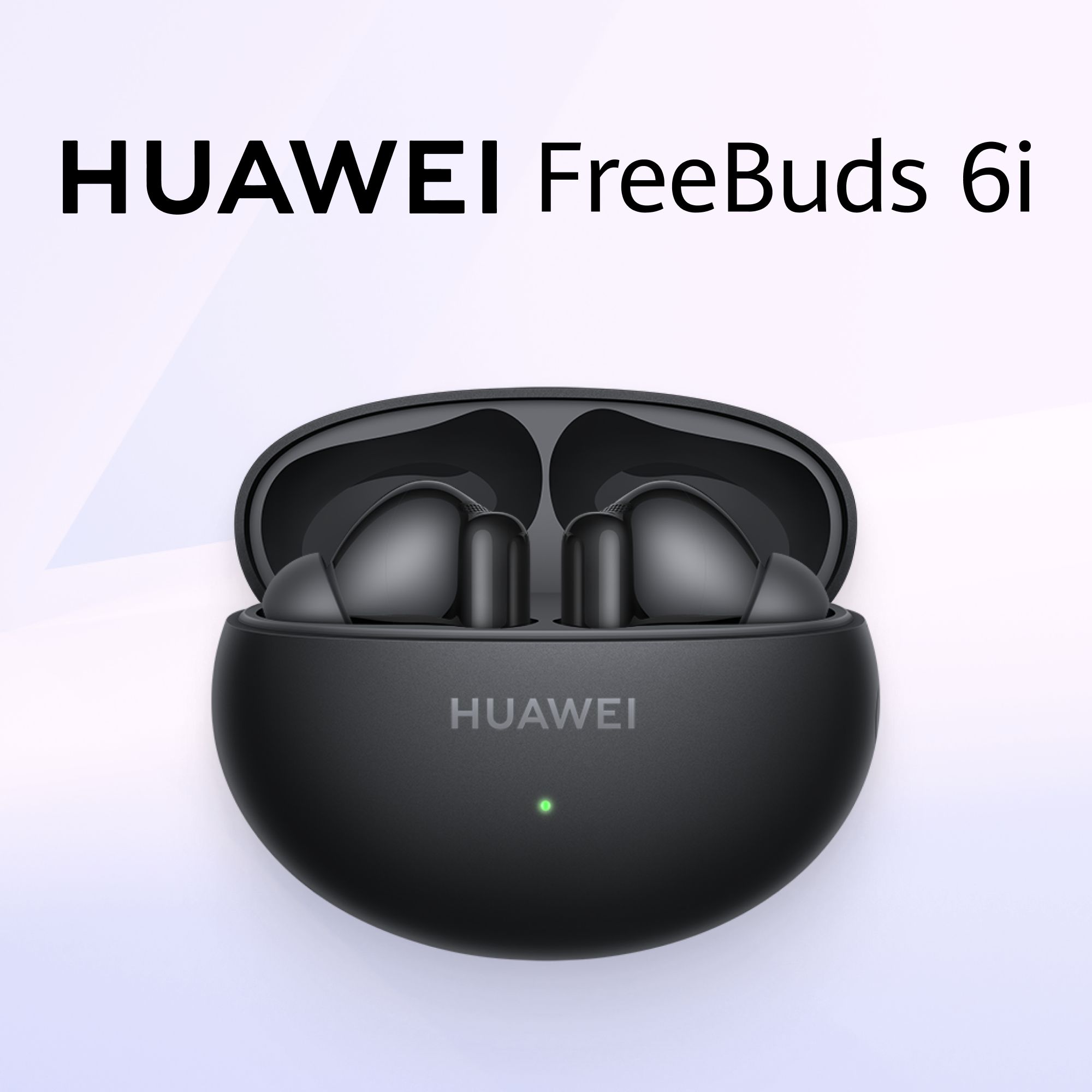 HUAWEIНаушникибеспроводныесмикрофономHuaweiFreeBuds6i,Bluetooth,черный