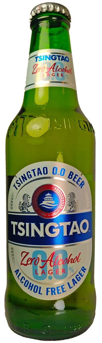 Пиво Tsingtao светлое безалкогольное, 0.33л, 24 штуки