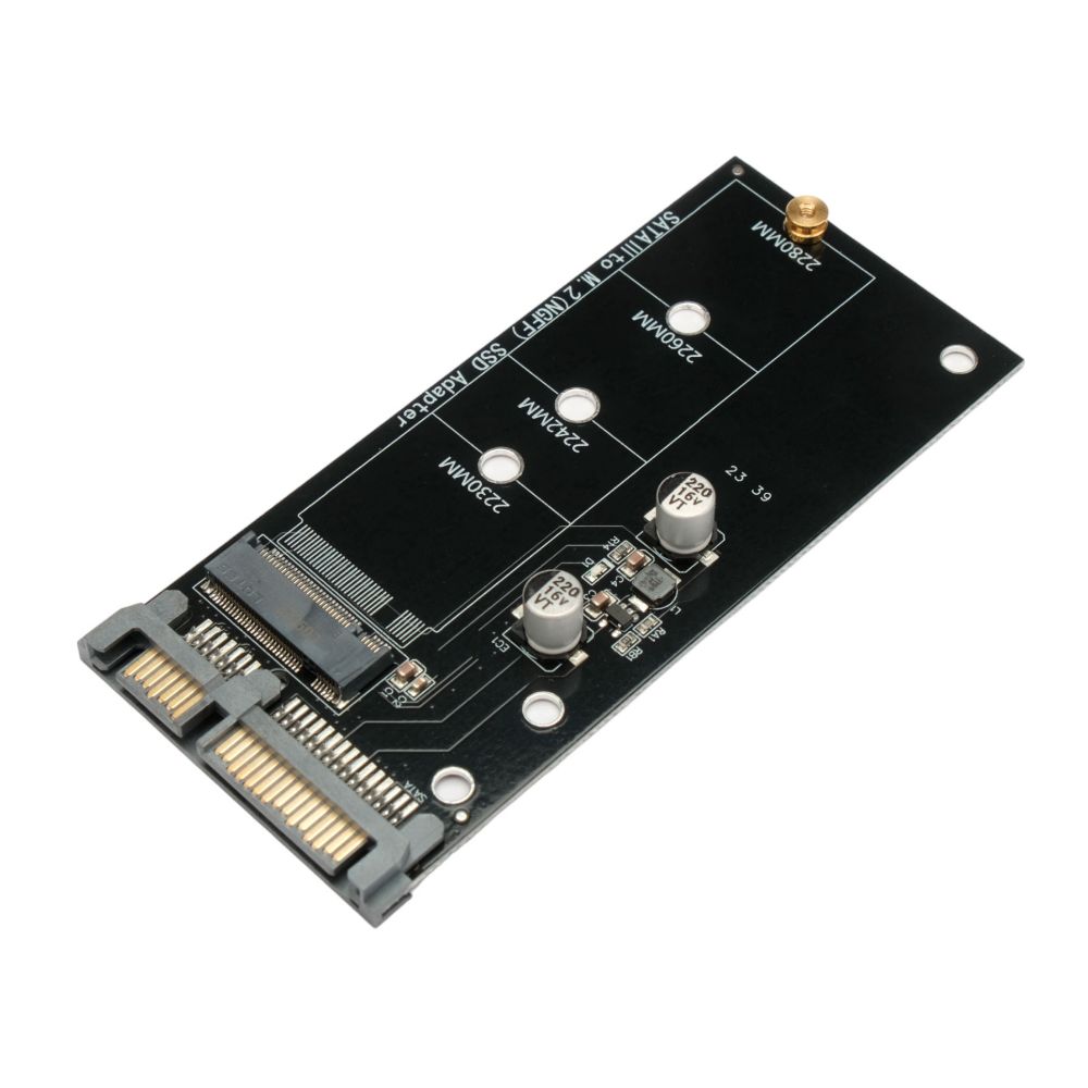 АдаптерGembirdEE18-M2S3PCB-02,1xM.2SATA,черный(EE18-M2S3PCB-02)