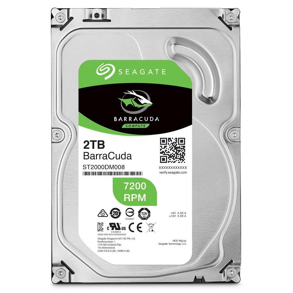 Seagate2ТБВнутреннийжесткийдискBarracuda(ST2000DM008)