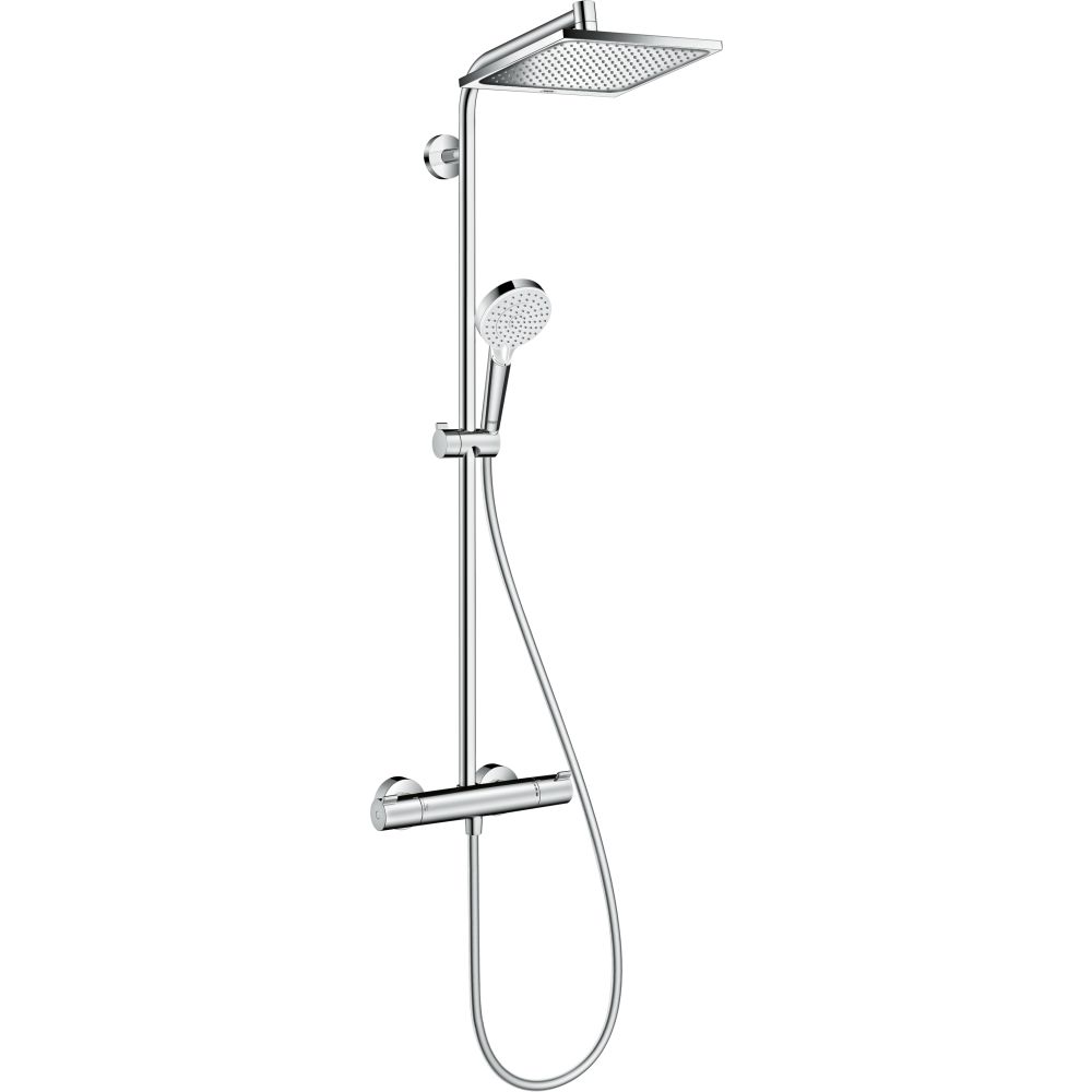 Душевая система hansgrohe Crometta Е 240 1jet с термостатом 27271000, хром