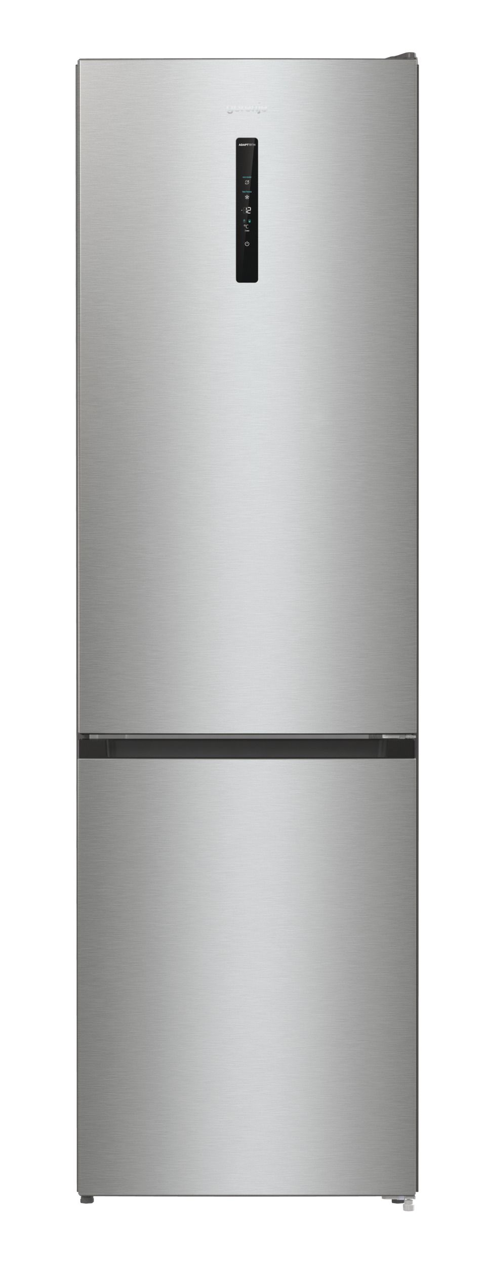 Двухкамерный холодильник с нижней морозильной камерой Gorenje NRK6202AXL4, NoFrost Plus, серый, 331 л. Уцененный товар