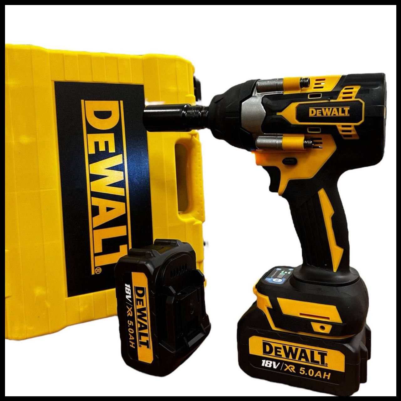 Гайковерт Аккумуляторный Бесщеточный Ударный Dewalt 800Hm 18V