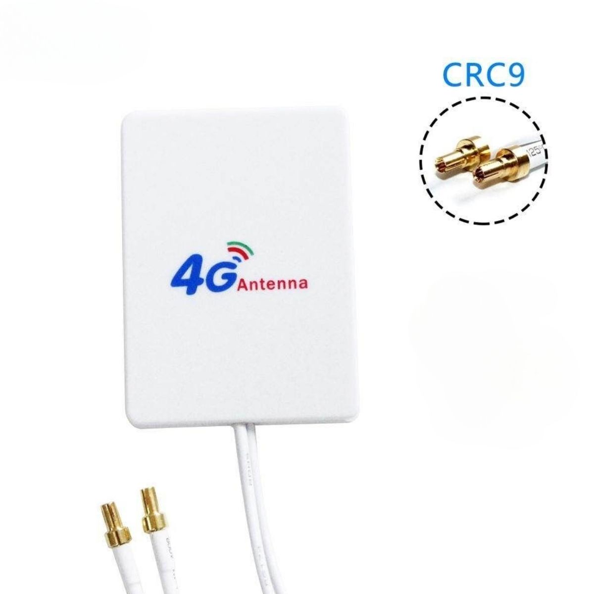 Антенна оконная 3G/ 4G/ LTE для модема/роутера с разъёмом CRC9 комнатная 7 дБи сетевой карты ZTE Huawei белая