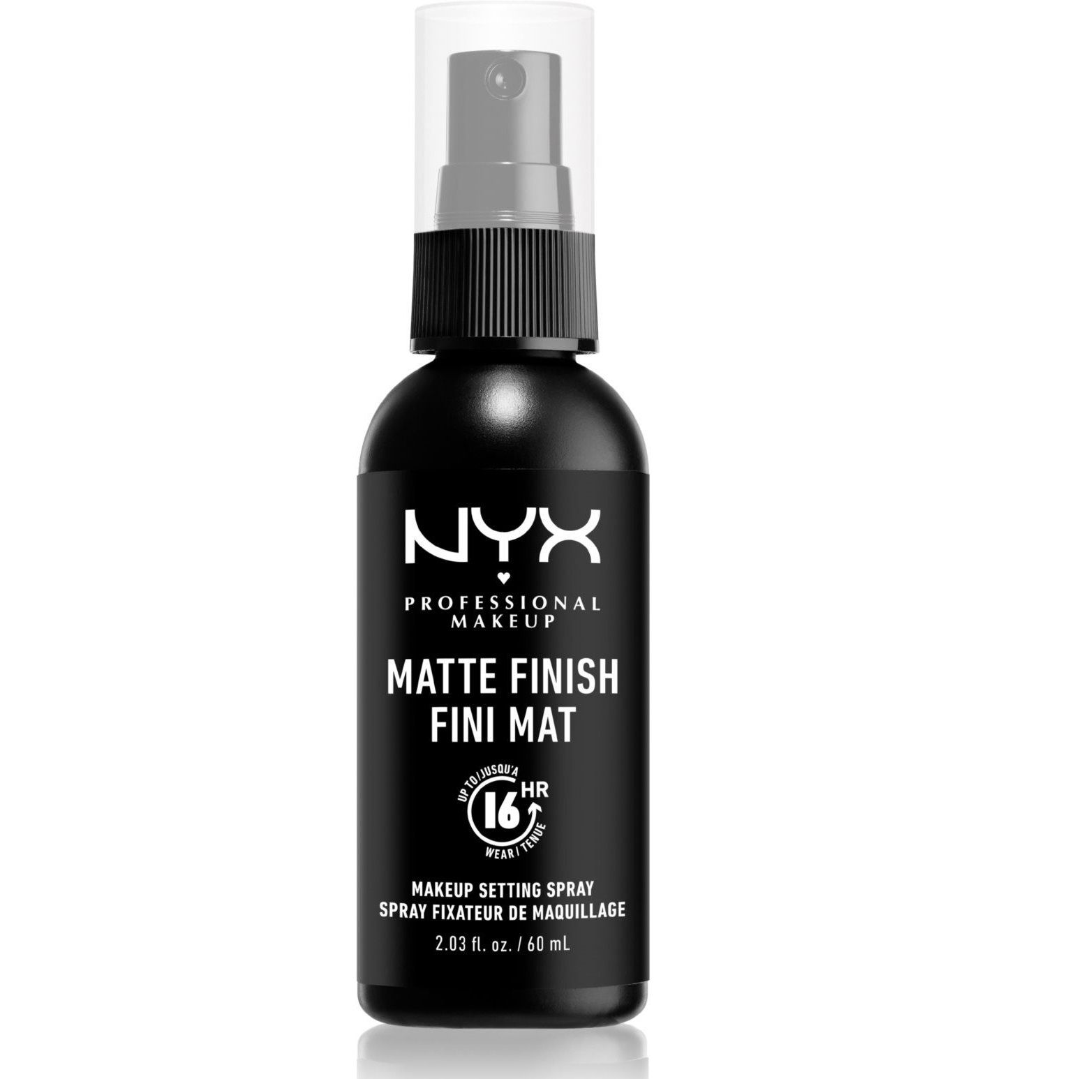 Спрей фиксатор для макияжа, закрепитель для продления стойкости NYX Professional Makeup Matte Finish Setting Spray, 60 мл