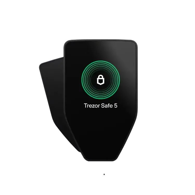 Аппаратный криптокошелек Trezor Safe 5 Black - холодный кошелек для криптовалют от Positronium