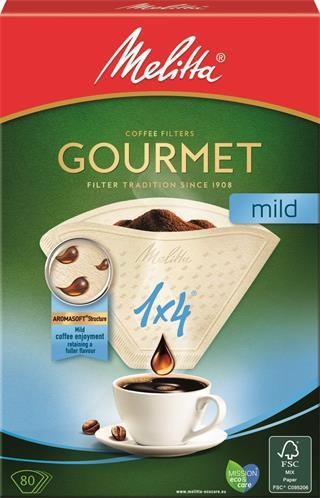 Фильтр Melitta 6763161 Mild 1x4/80