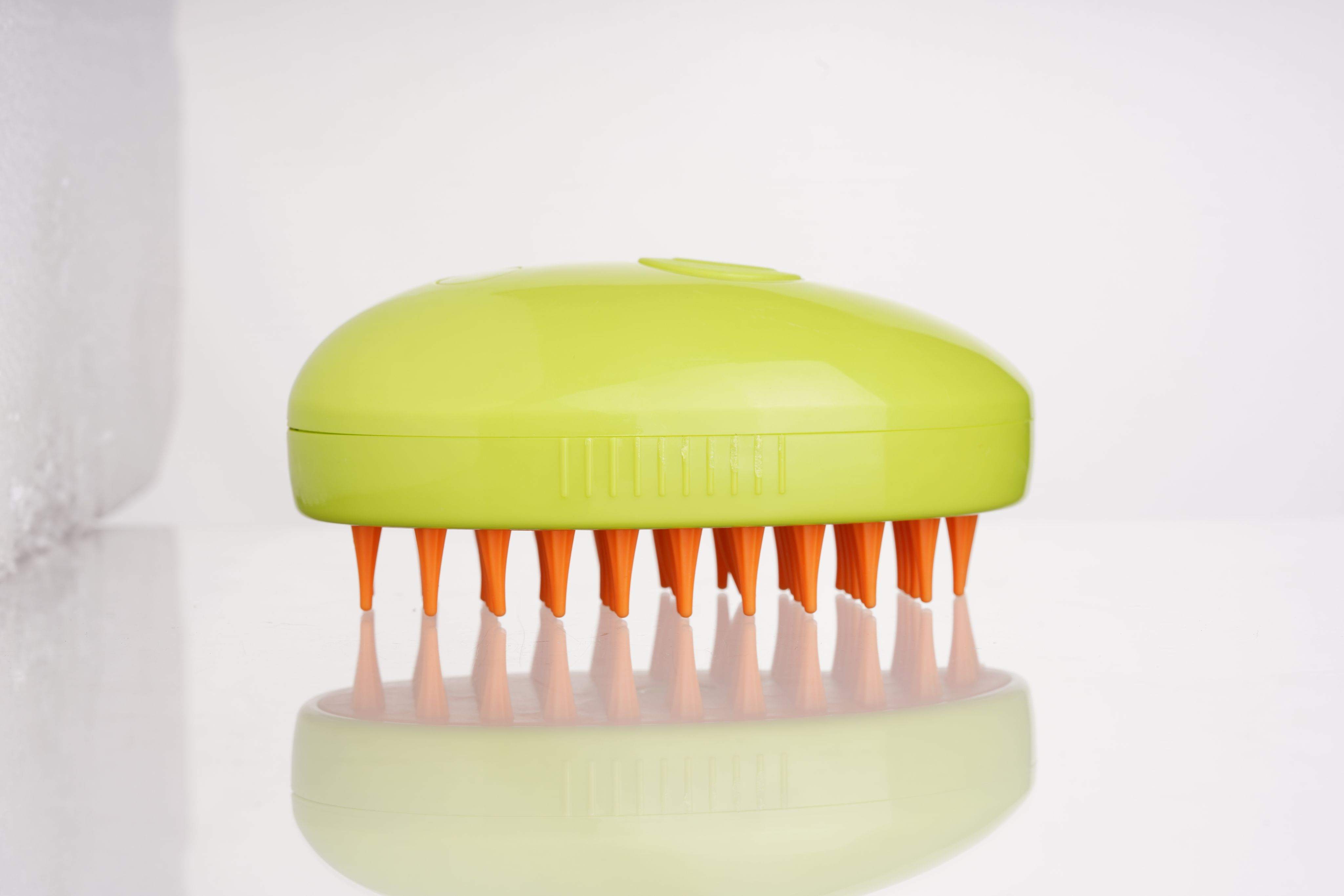 Паровая щетка для кошек и собак, Расческа/ Дешеддер/ Чесалка, Зеленая(图5)