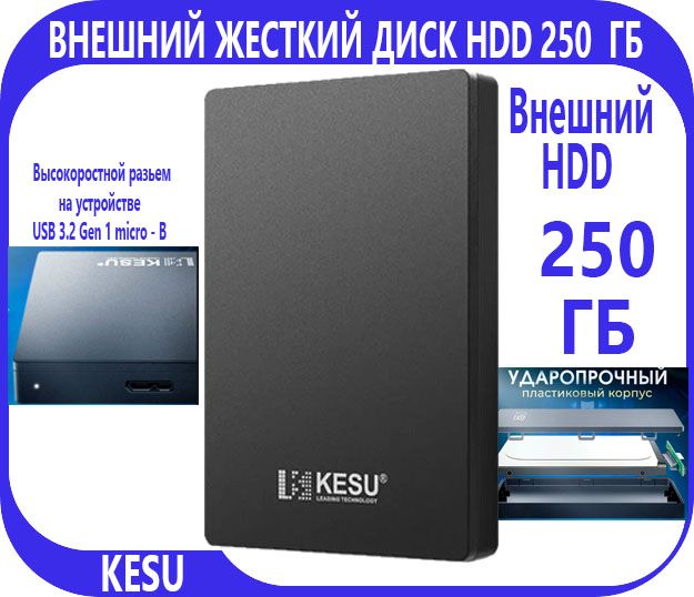 KESU250ГБВнешнийжесткийдискKESU(2)