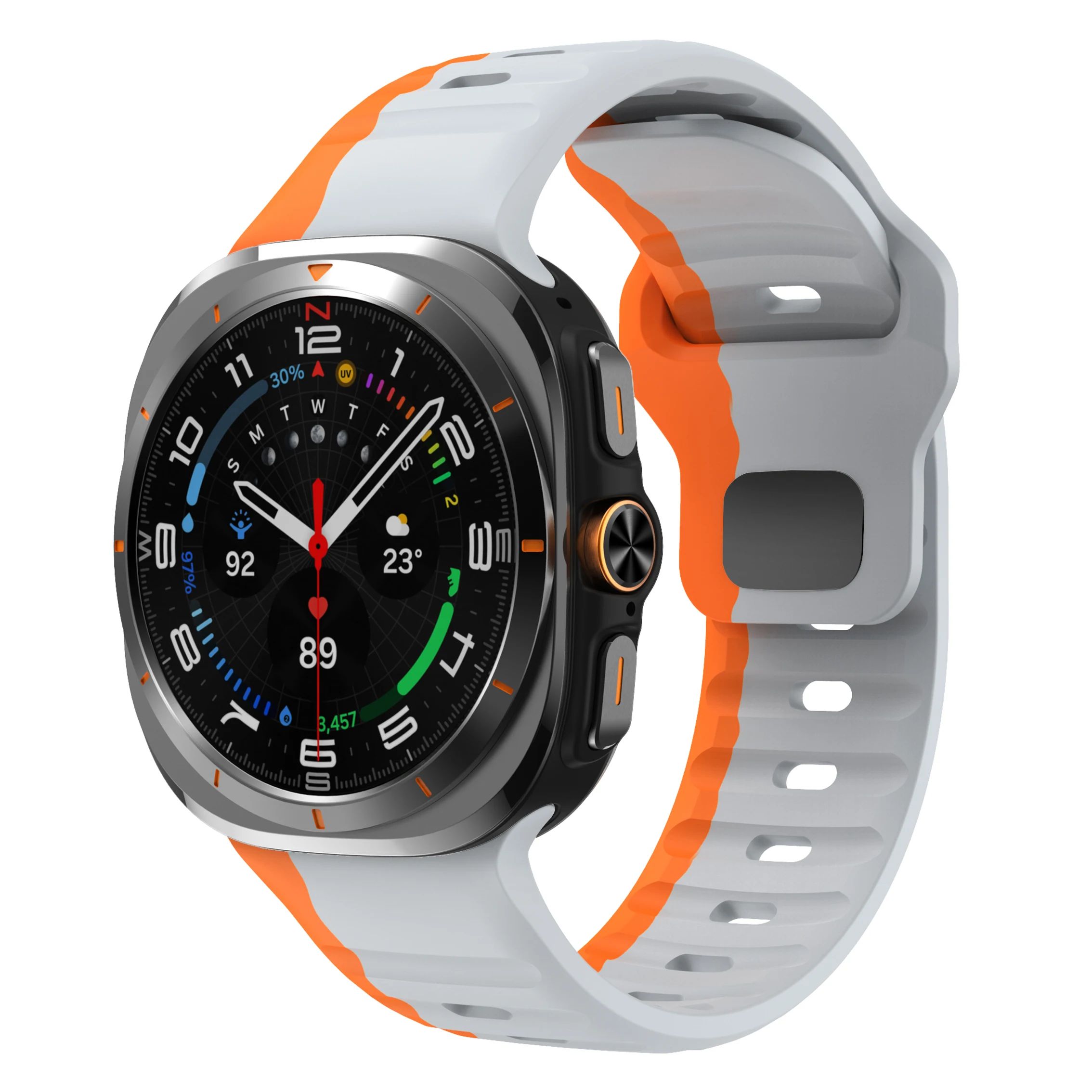 СиликоновыйспортивныйремешокдляSamsungGalaxyWatchUltra47ммбеззазоровBandдляSamsungWatchUltra