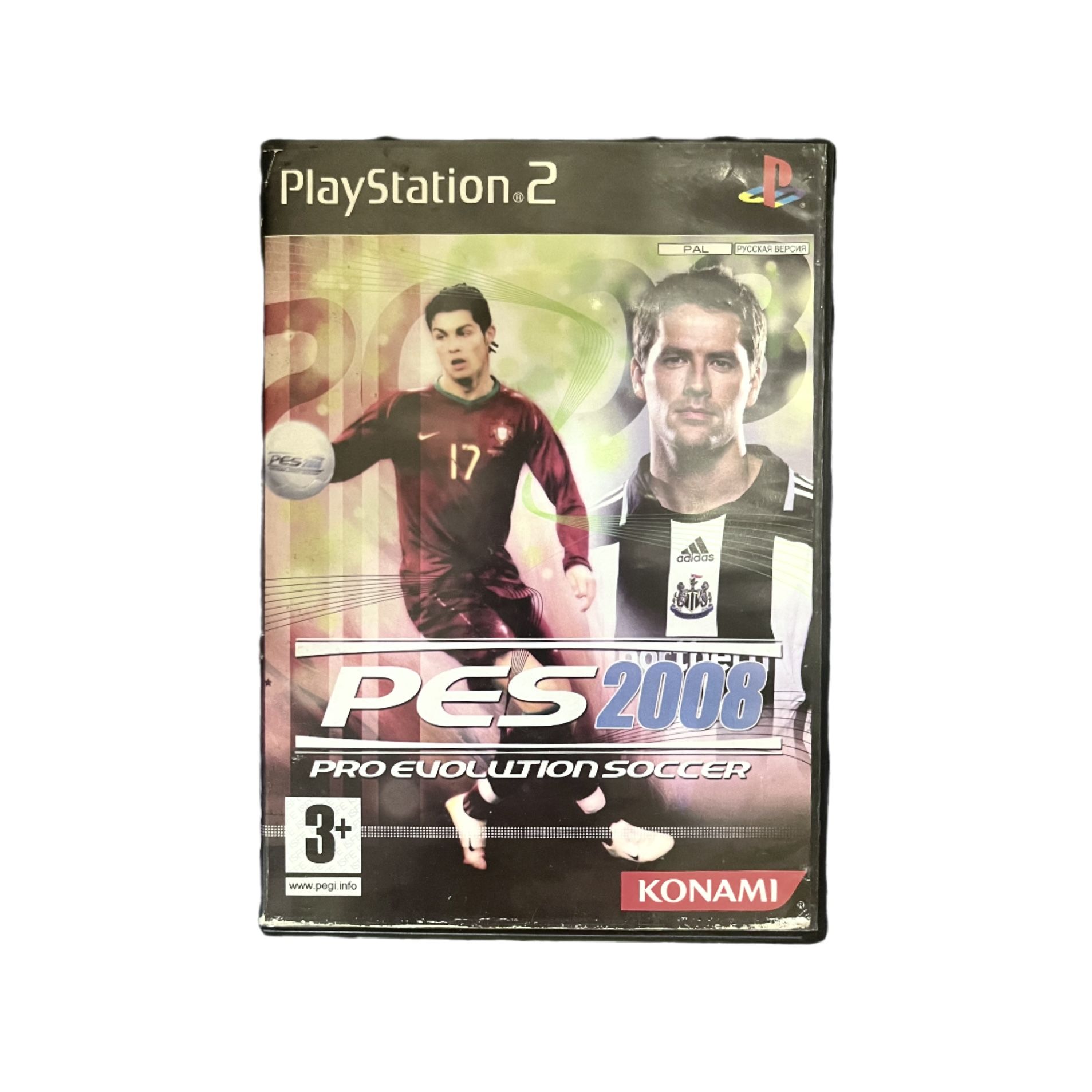 Игра Игра PS 2 (PlayStation 2) PES 2008 (Pro Evolution Soccer) - Футбольный симулятор, Konami, 2007 (PlayStation 2, Русская версия)