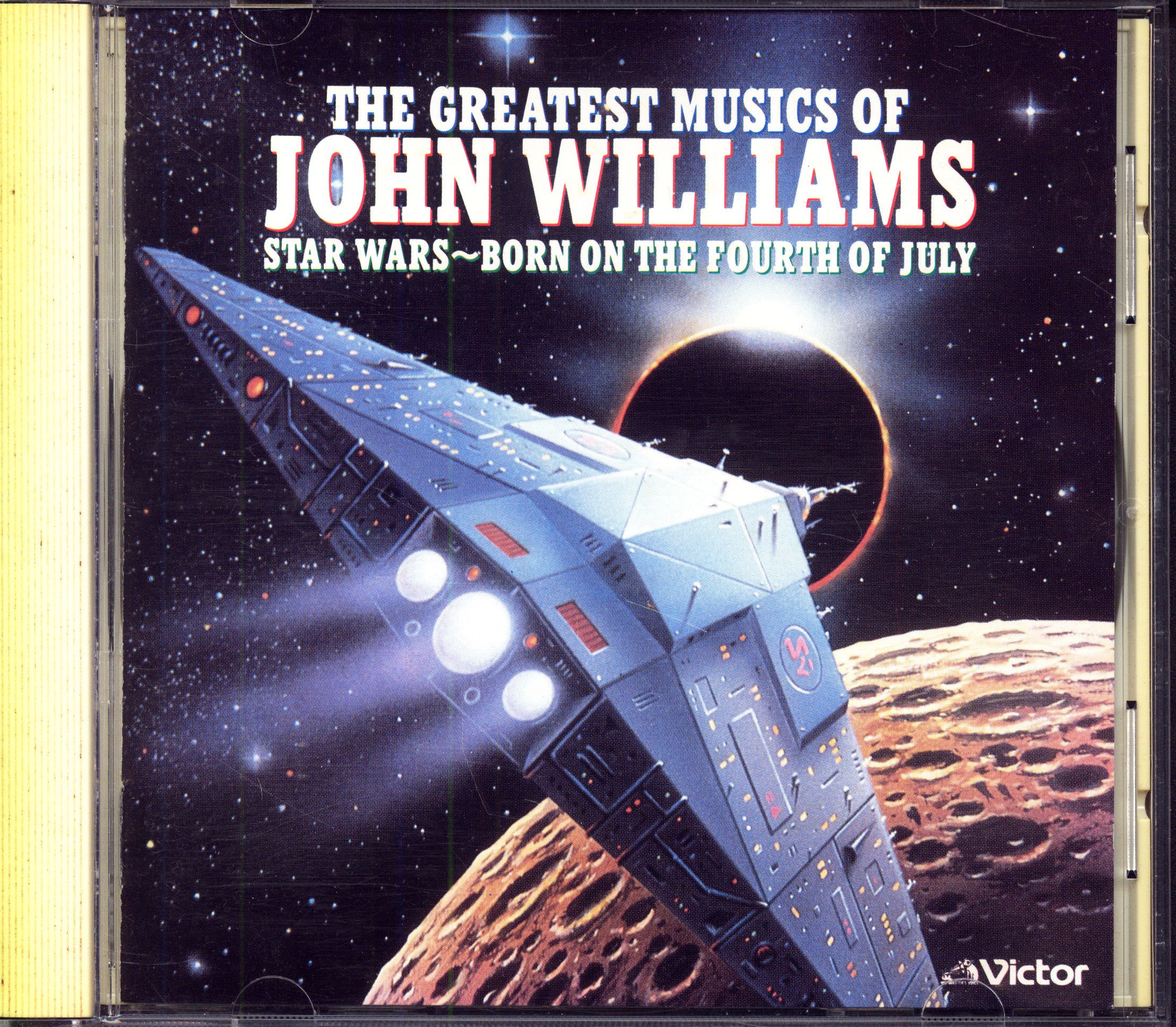 John Williams. The Greatest Musics of John WIlliams: Star Wars, Born On The Fourth Of July (Japan, Victor, VICP-5099, 1991, диск) CD