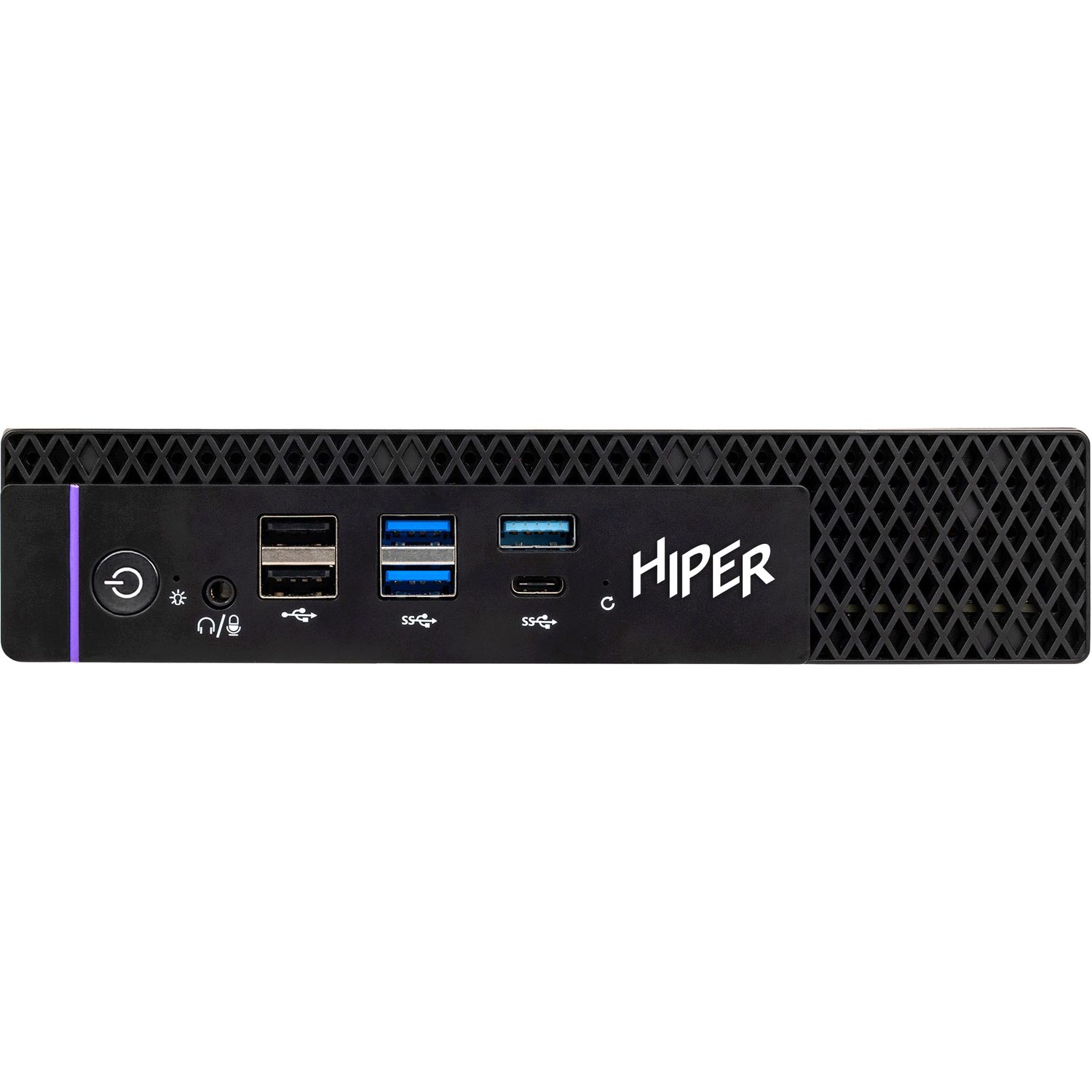 HIPER Мини-ПК FT20 (Intel Core i3-14100, RAM 8 ГБ, SSD 256 ГБ, Intel UHD Graphics 730, Windows), FT20-i3141R8N2R6BWP, черный