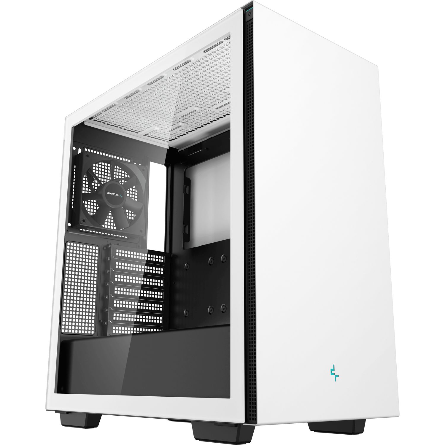 Корпус компьютерный Deepcool CH510 (R-CH510-WHNNE1-G-1), E-ATX, Micro-ATX, Mini-ITX, ATX, без блока питания, белый