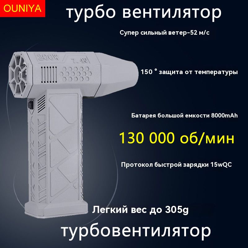 Мини Турбо вентилятор 130000 оборотов/ мин,В машине портативный турбовентилятор