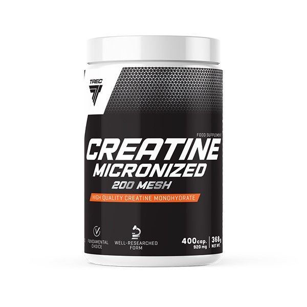 Trec Nutrition CREATINE MICRONIZED 200 MESH 400 капсул Микронизированный креатин для силы и роста мышц