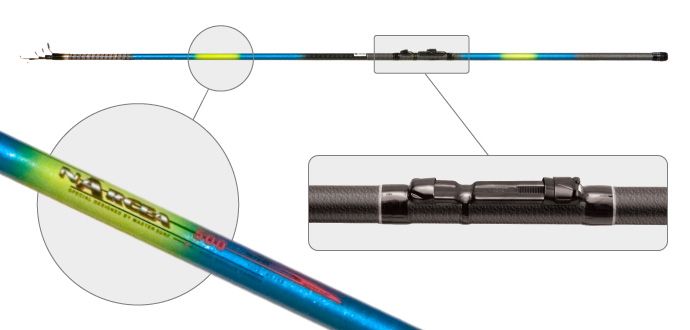Удилище телескоп угольное д/с Narcea 4,0 м