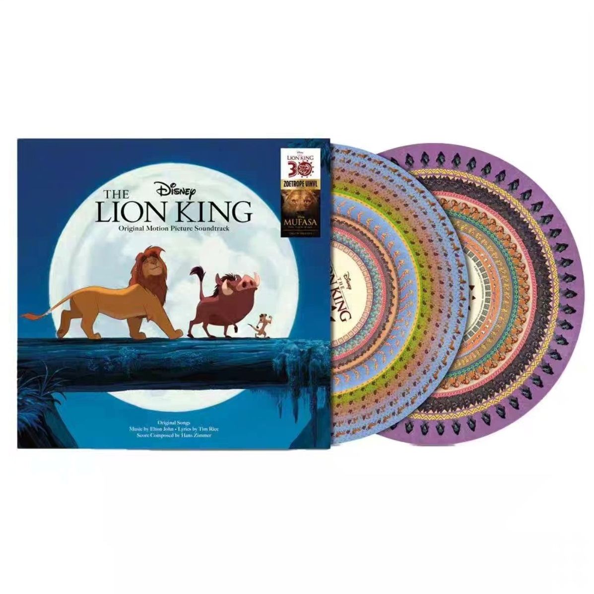 The Lion King OST Виниловая пластинка (Motion Picture Soundtrack) Zoetrope 30th Anniversary.