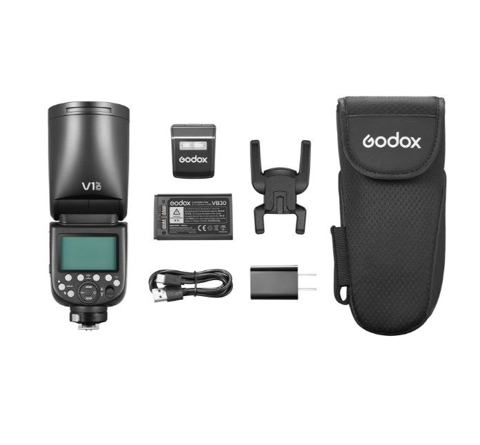 Вспышка накамерная Godox V1Pro C TTL для Canon