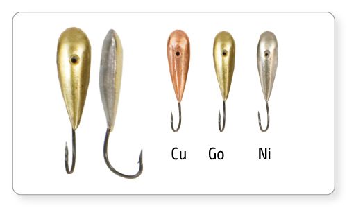 Мормышка паяная Spider Лодочка 12,5 мм Cu №14