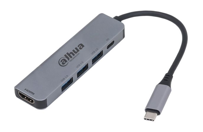 Док станция DAHUA, USB 3.1 Type-C to USB 3.0 + HDMI, DH-TC37