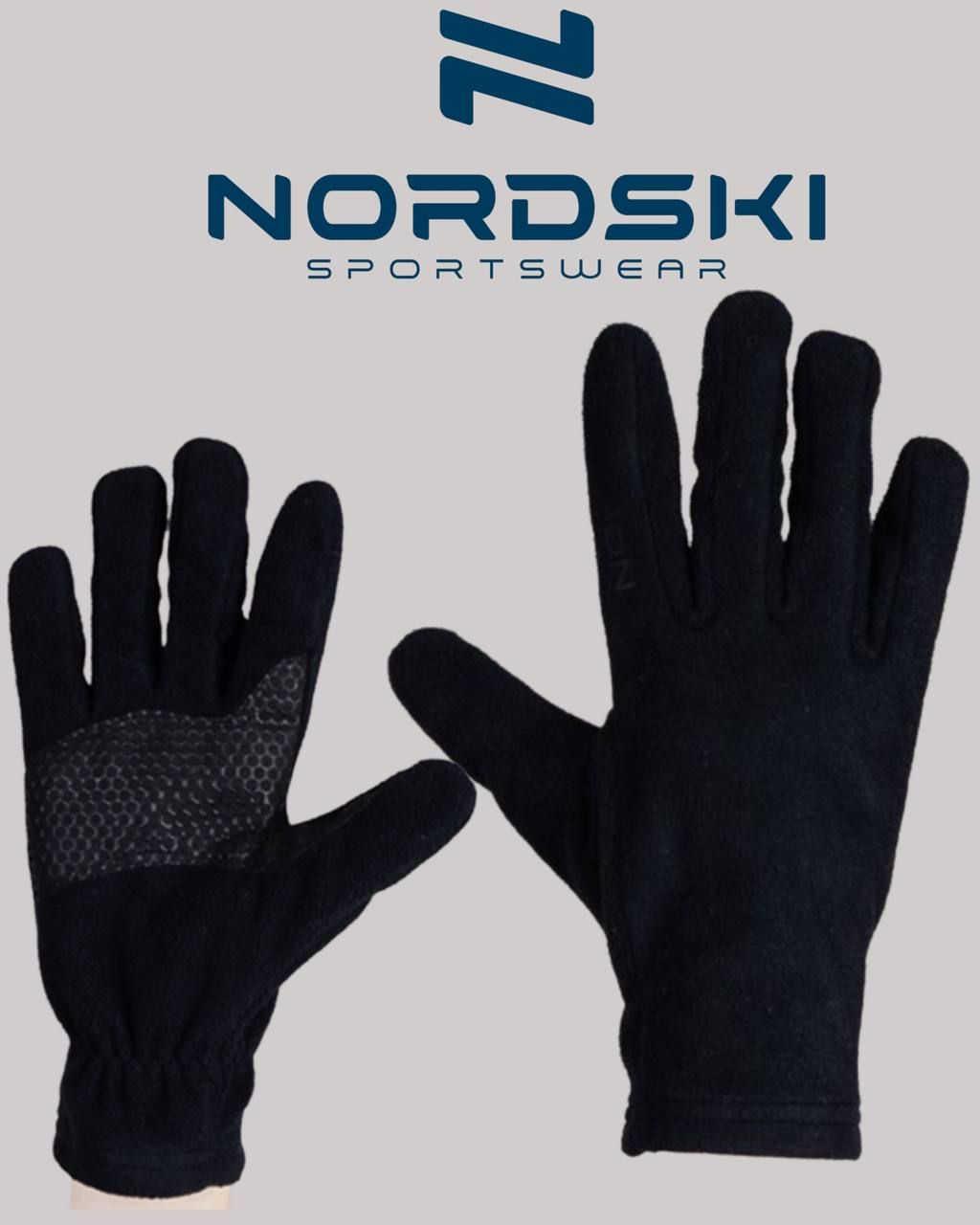 Перчатки Nordski Fleece Black NSU283100, L