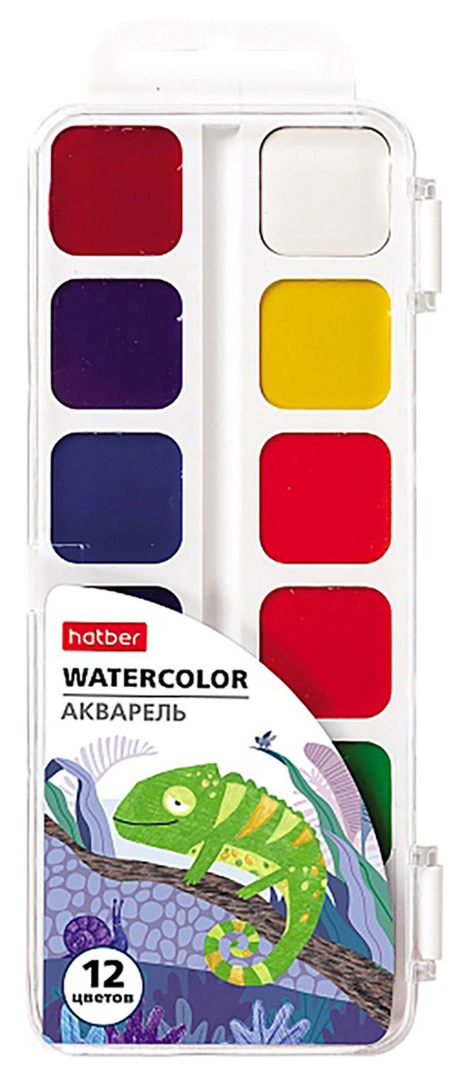 Акварель медовая Colora, 12 цветов, без кисти