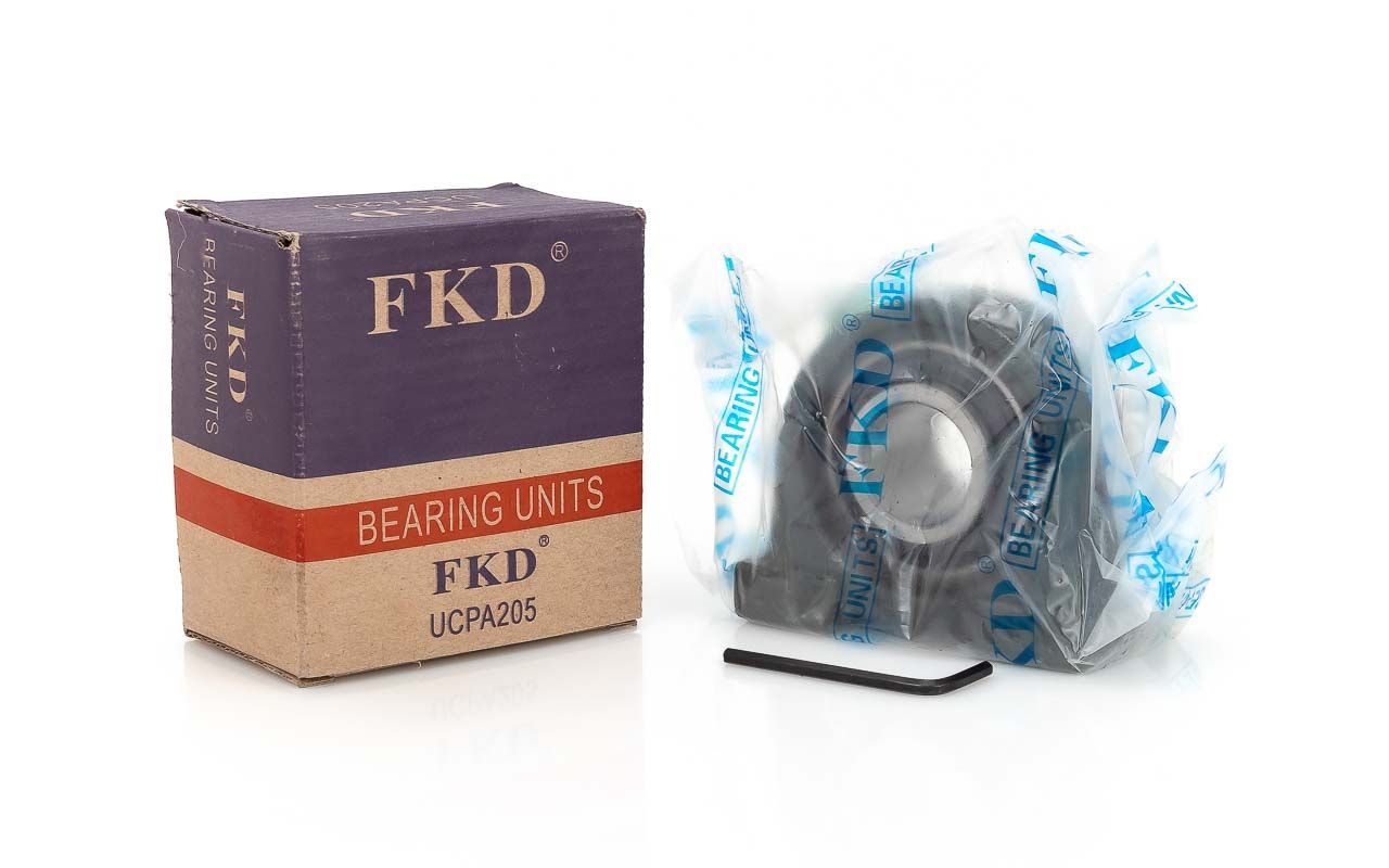 FKD bearings Узел подшипниковый, диаметр 25 мм, 1 шт., арт. UCPA 205 FKD