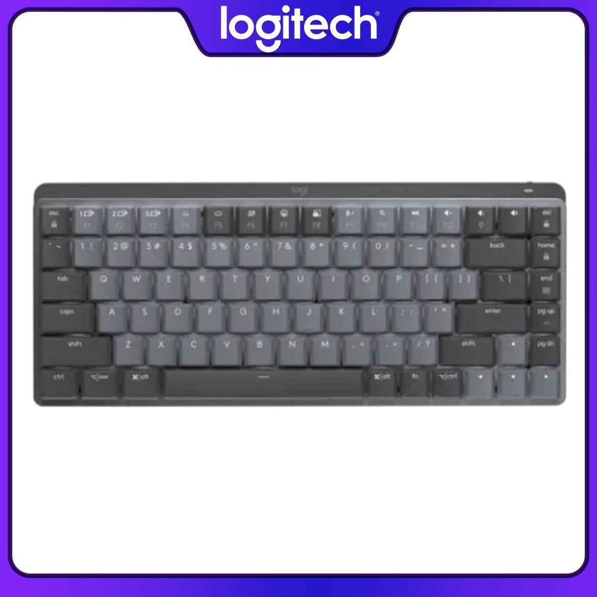 Logitech Клавиатура беспроводная Logitech MX Mechanical Mini, Английская раскладка, черный