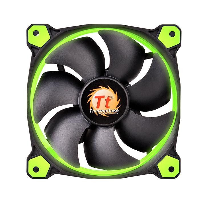 ВентиляторThermaltakeRiing12LEDGreen,120mm,1500rpm