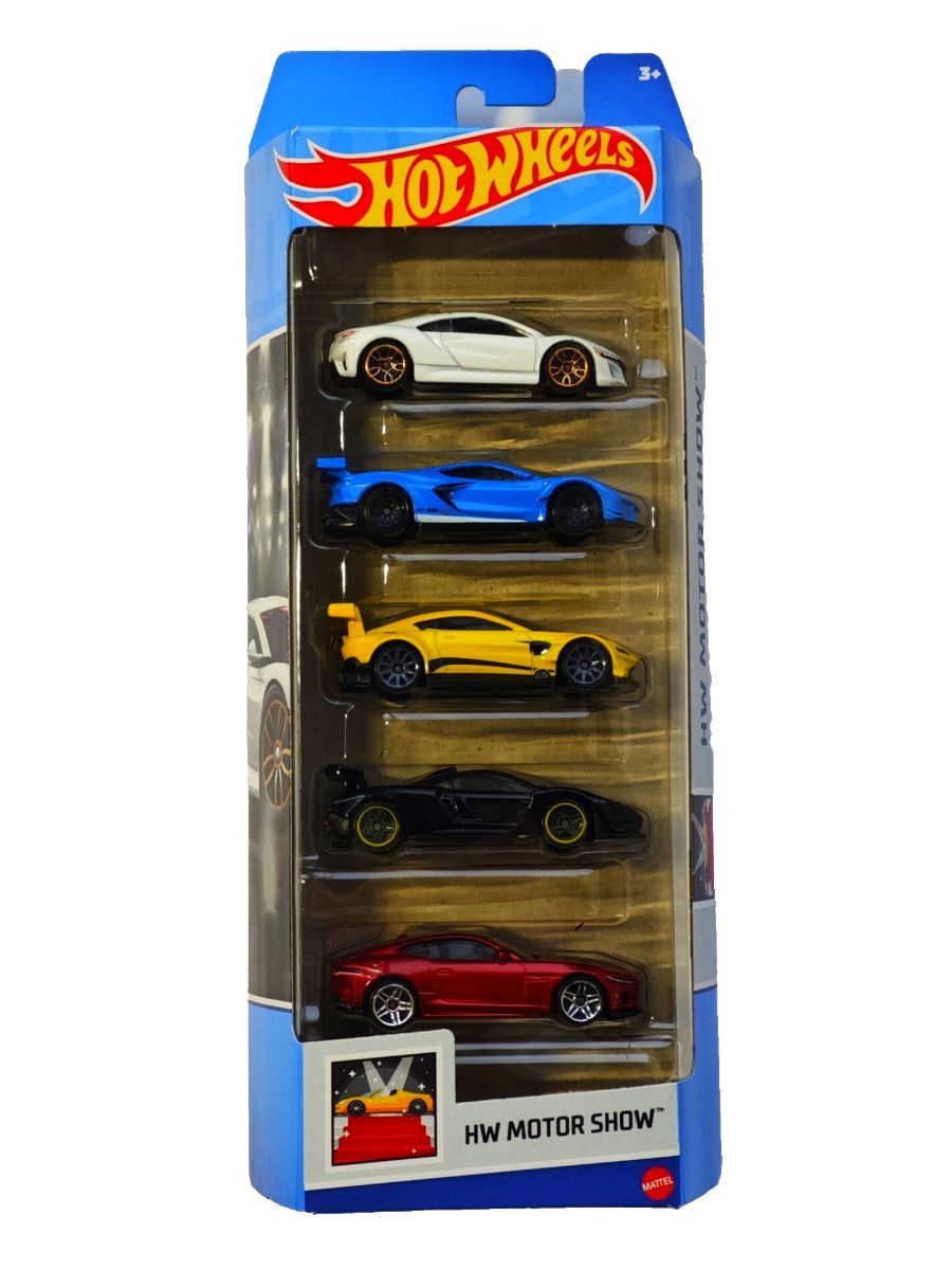 Подарочный набор Hot Wheels / Хот Вилс Базовые машинки 5 шт, 1806 HTV49